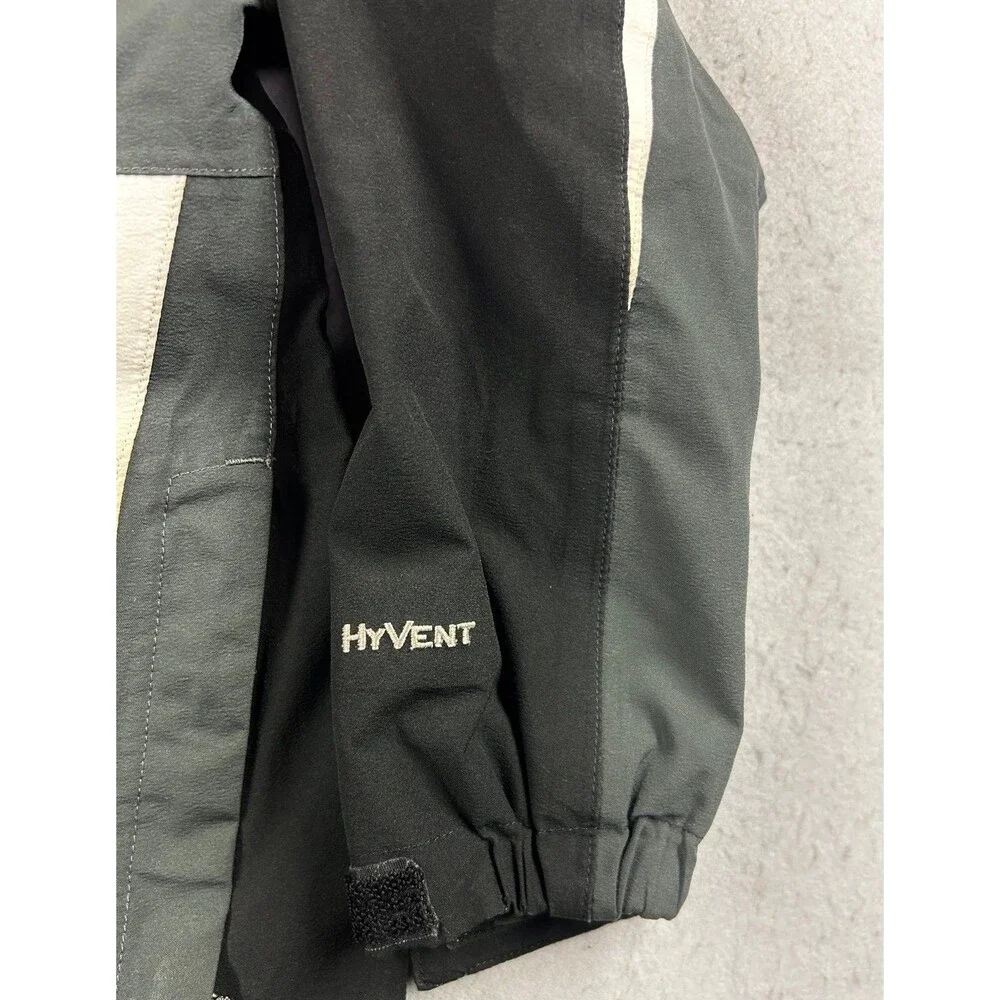 The North Face Kids Boys Black HyVent Hooded Full Zip Jacket